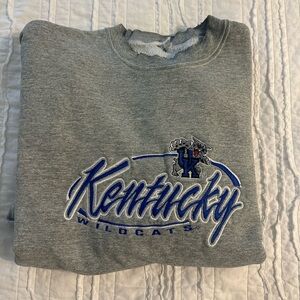 Gray Kentucky Wildcats Sweatshirt